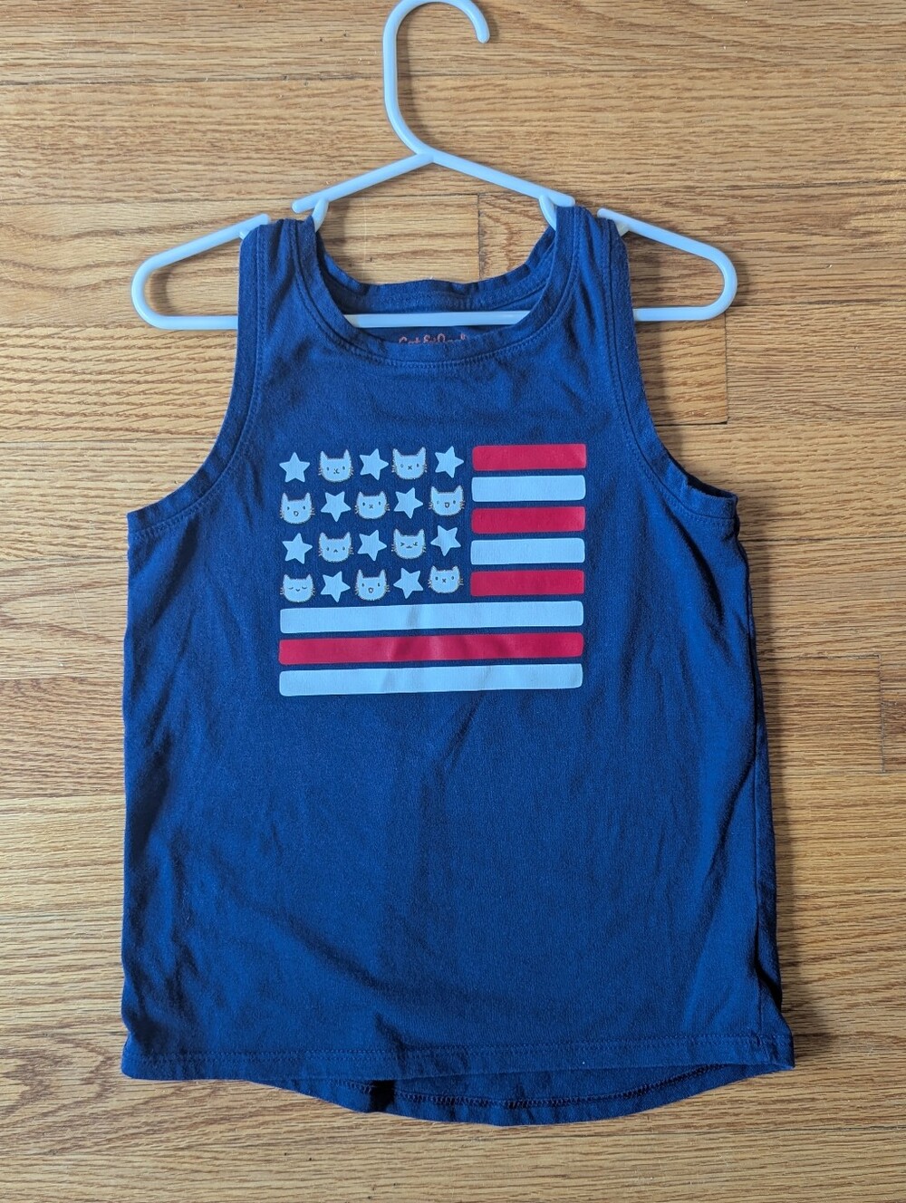 Cat & Jack Patriotic Kitty Tank, 5T